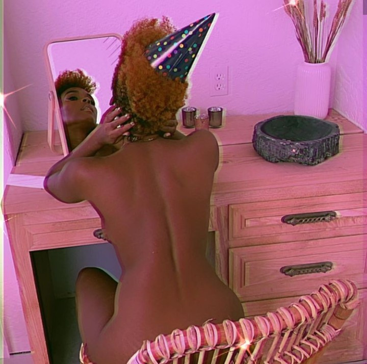 Janelle Monae posed naked to mark her birthday. 