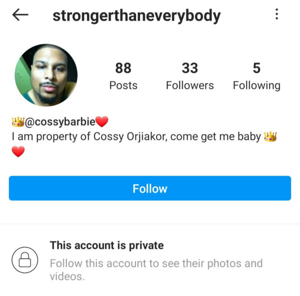 "Enough of the ex, meet my next" Cossy Ojiakor shows off her new man