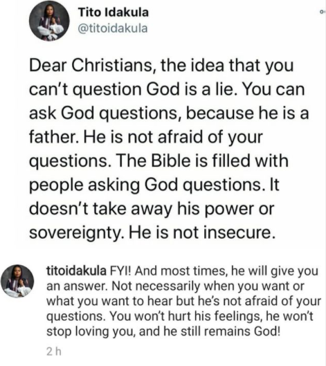 Tito Bez-Idakula tells Christians
