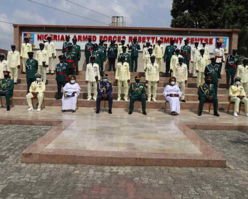 Nigerian Armed Forces Resettlement Centre retires 162 personnel