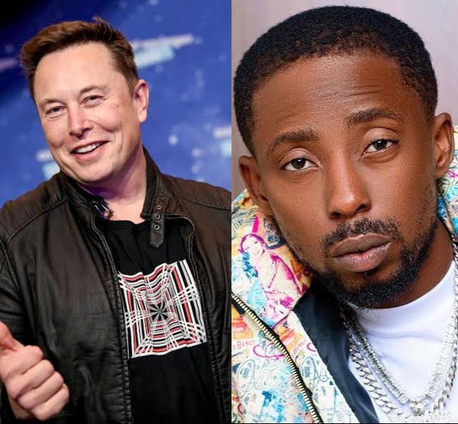Elon Musk reacts as Nigerian singer Erigga asks fans to choose between dinner with Musk and 2 Bitcoins