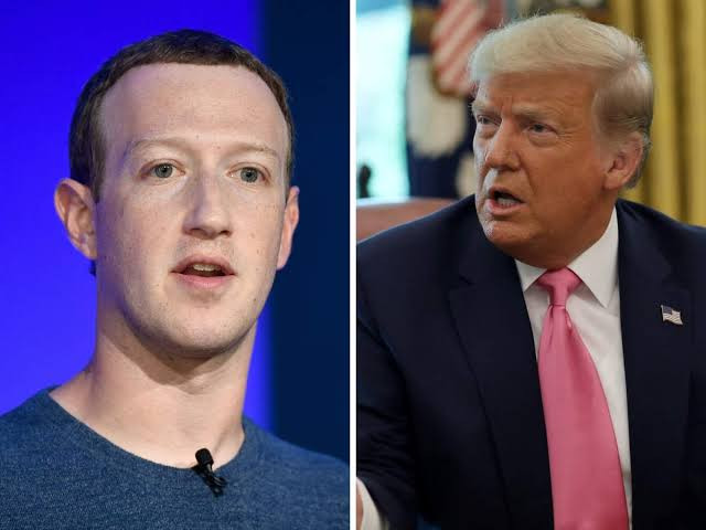 Mark Zuckerberg announces that Donald Trump has been banned from Facebook and Instagram indefinitely
