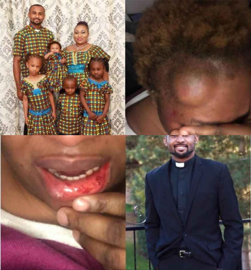 Pastor allegedly assaults and abandons his wife four children abroad