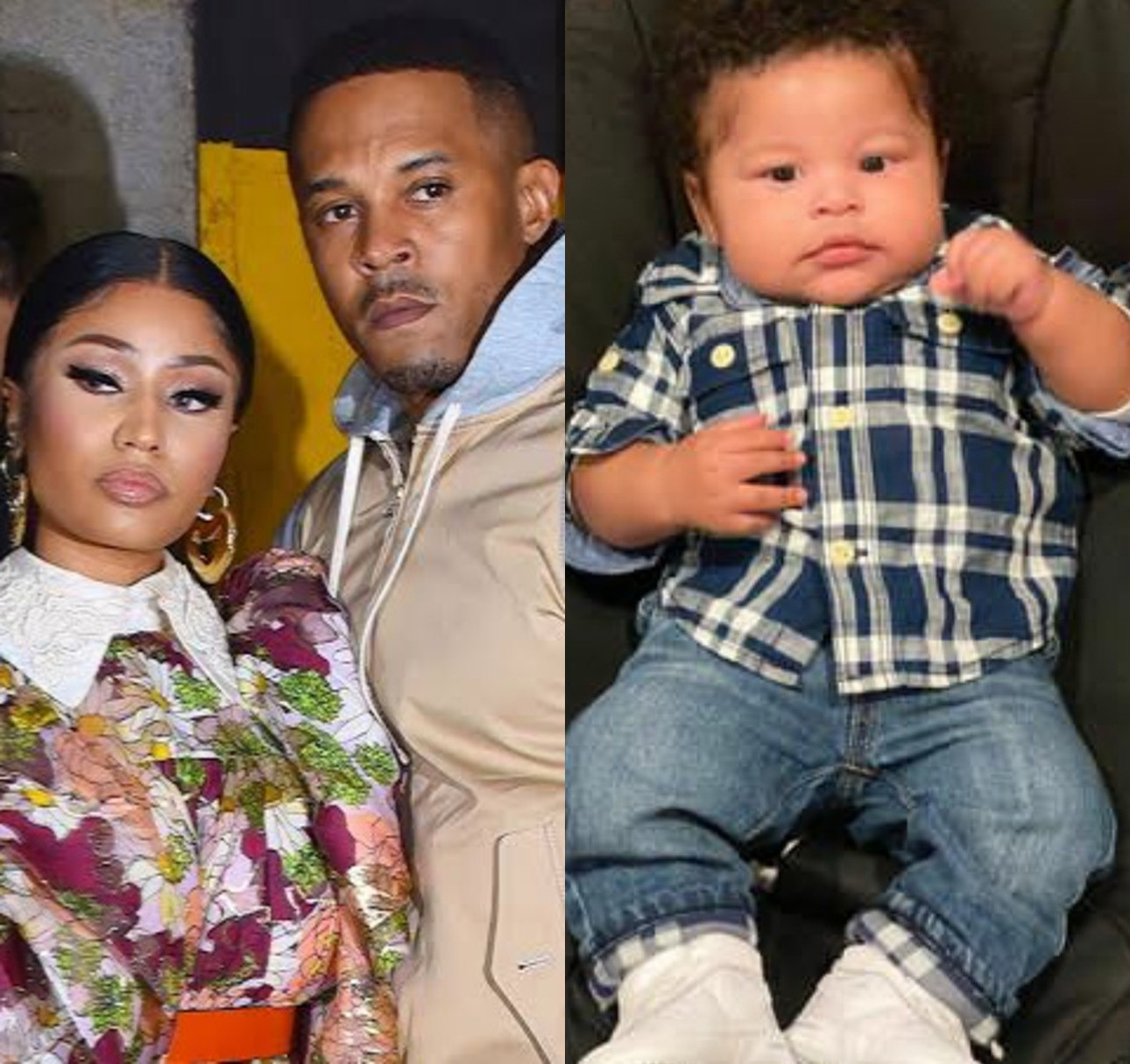 Rapper Nicki Minaj finally reveals son’s face (photos)