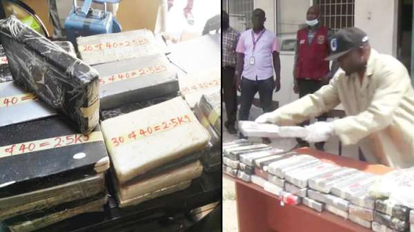NDLEA intercepts Cocaine Worth Over N32bn At Lagos Port