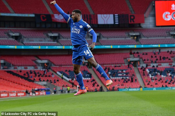 Kelechi Iheanacho declares love for FA Cup after his goal helped his club side reach the final of the competition