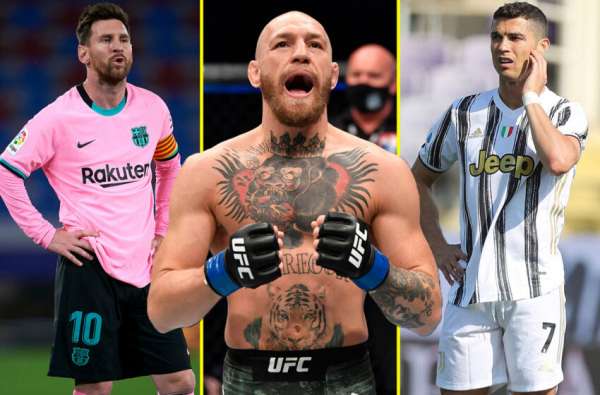 UFC star Conor McGregor beats Lionel Messi and Cristiano Ronaldo to be named worlds richest athlete