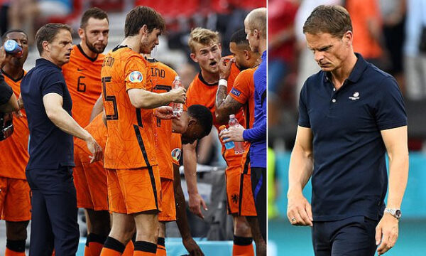 Frank de Boer leaves role as Holland manager with immediate effect after EURO exit