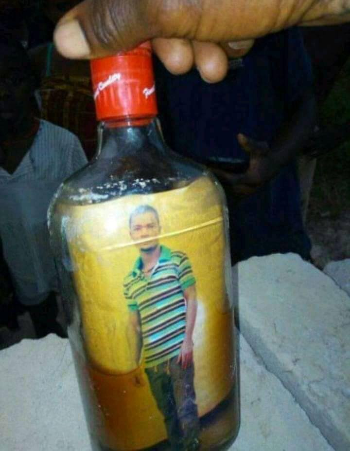 Photo of Turkey based Nigerian man allegedly found inside a bottle buried in front of his uncompleted building