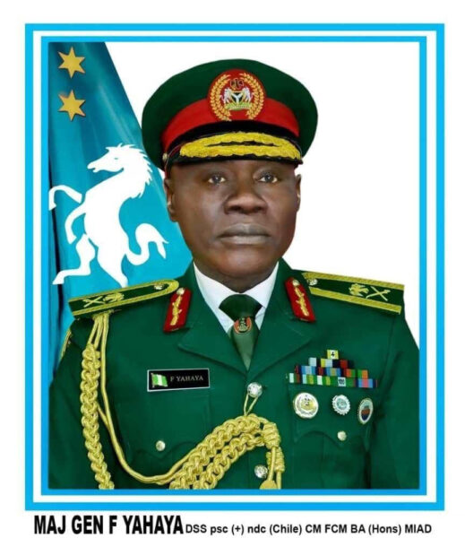 Yahaya as Chief of Army Staff