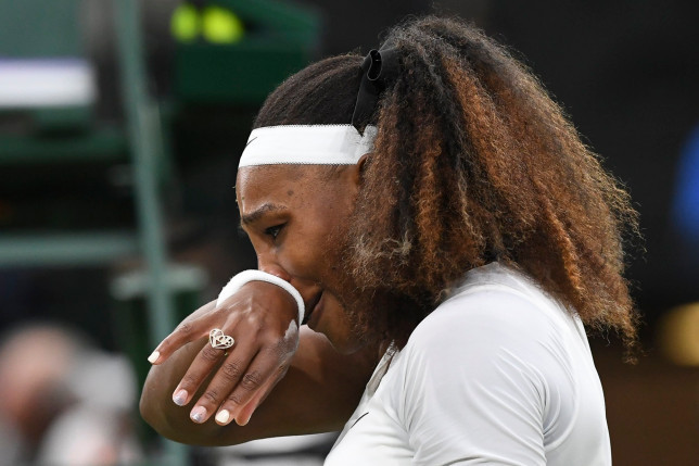 Tearful Serena Williams makes early exit from Wimbledon with injury photos