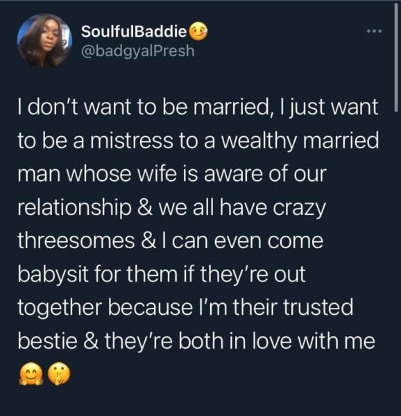 I don't want to get married - Twitter user