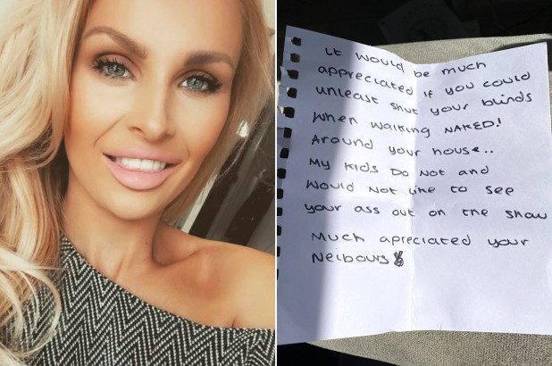 Mom gets note from neighbor ‘My kids dont want to see your ass out
