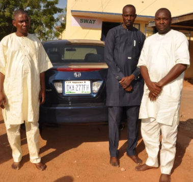 Armed robbery suspects who specialize in trailing their victims from the bank apprehended in Adamawa photos