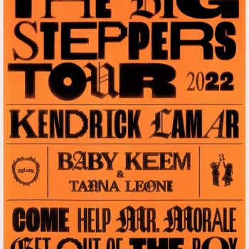 Kendrick Lamar The Big Steppers Tour 2022